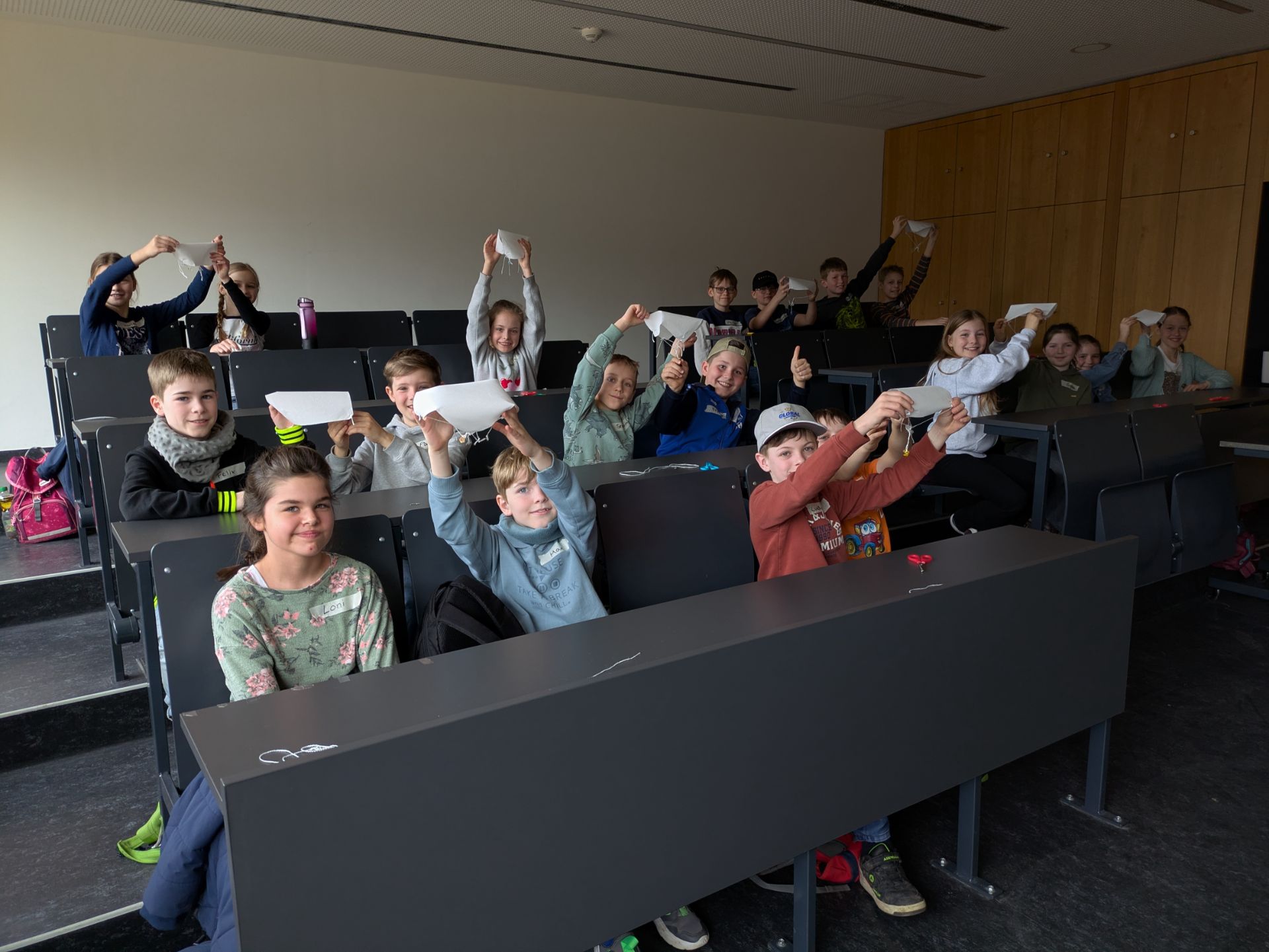 Höchste Motivation bei den Fallschirmentchen